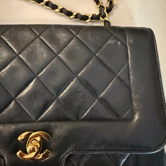 **Chanel Quilted Black Purse** - Picture 7 of 8
